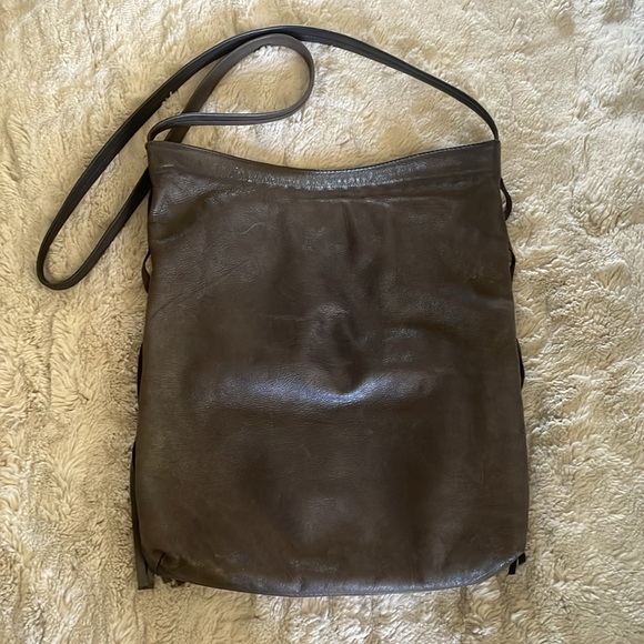 Calleen Cordero messenger Snake fringe bag - Picture 5 of 5